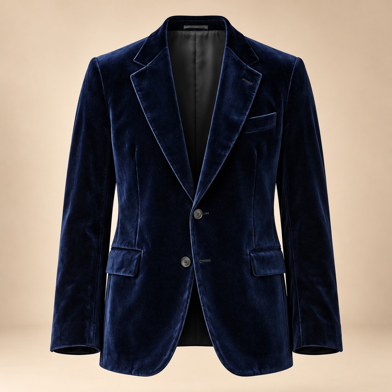 Ink Blue Ink Blue Relaxed Blazer, full front view